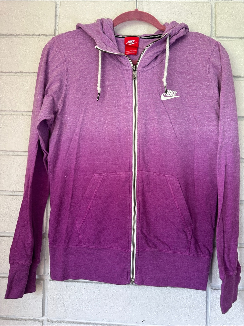 Nike Purple Ombre Zip-Up Hoodie